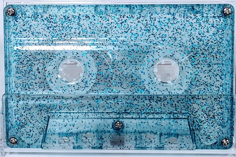Blue Sparkle Tab In Type I Normal Bias Master Audio Cassette 5 Screws - 25 Pack