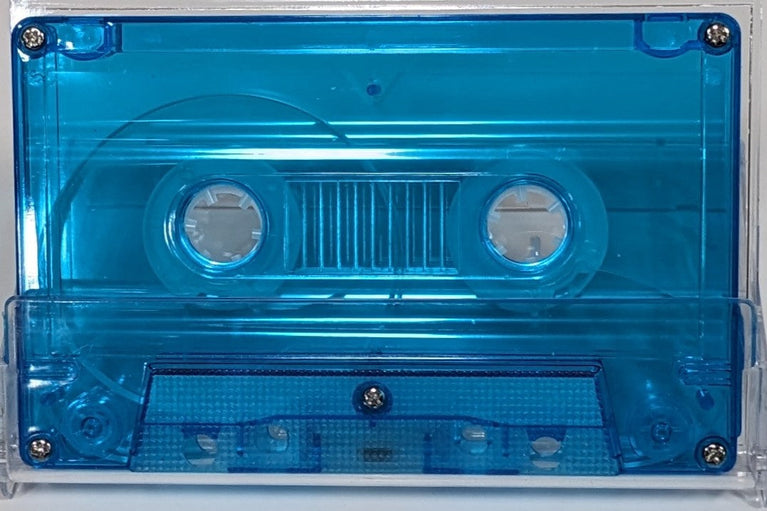 Blue Tint Tab In Type I Normal Bias Master Audio Cassette 5 Screws - 100 Pack