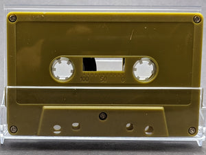 [SALE] Gold Tab In Type I Normal Bias Master Audio Cassette 5 Screws - 25 Pack