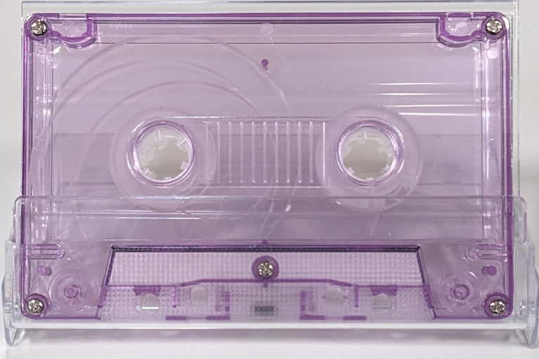 Purple Tint Tab In Type I Normal Bias Master Audio Cassette 5 Screws - 25 Pack