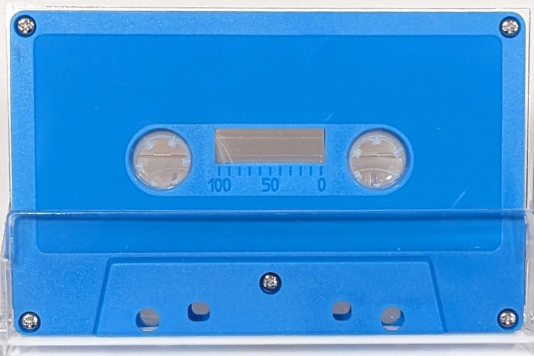 Blue Tab In Type I Normal Bias Master Audio Cassette 5 Screws - 25 Pack