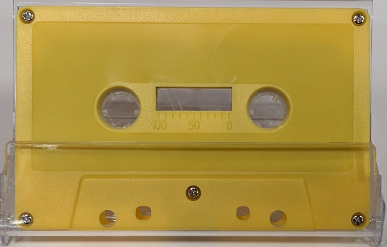 Yellow Tab In Type I Normal Bias Master Audio Cassette 5 Screws - 25 Pack