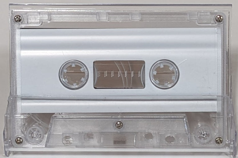 Light Gray Liner Clear Shell Tab In Type I Normal Bias Master Audio Cassette - 25 Pack