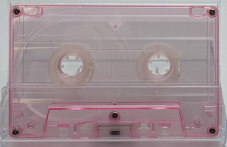Pink Tint Tab In Type I Normal Bias Master Audio Cassette 5 Screws - 25 Pack
