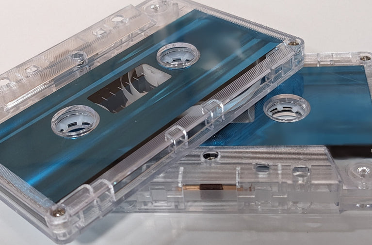Blue Foil Tab In Type I Normal Bias Master Audio Cassette 5 Screws - 25 Pack