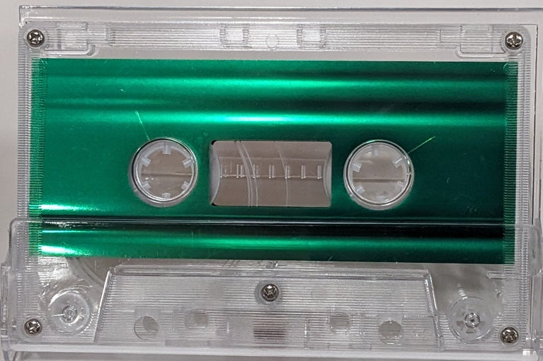 Green Foil Tab In Type I Normal Bias Master Audio Cassette 5 Screws - 25 Pack