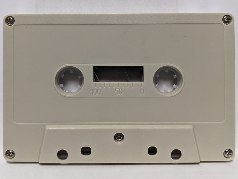 Old Computer Tab Out Type I Normal Bias Master Audio Cassette 5 Screws
