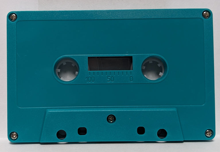 Teal Tab In Type I Normal Bias Master Audio Cassette 5 Screws