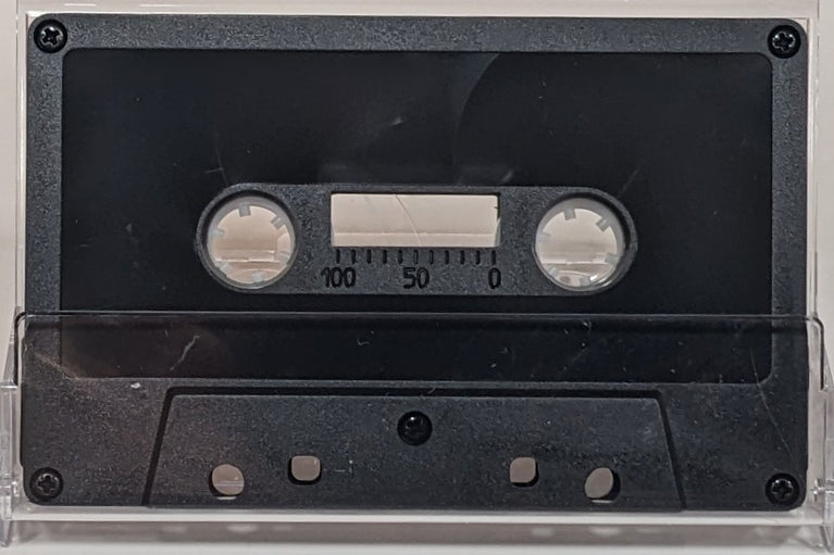 Black Tab Out Type I Normal Bias Master Audio Cassette 5 Screws - 25 Pack