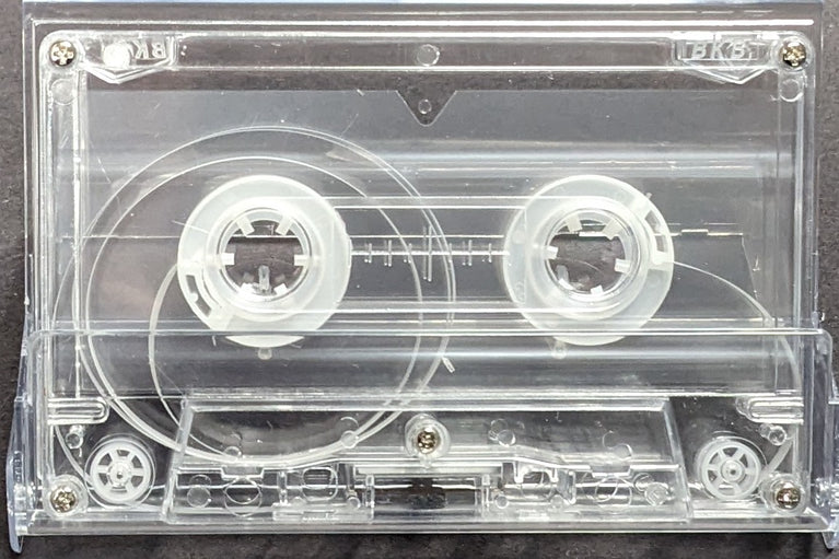 Transparent Tab In Type I Normal Bias Master Audio Cassette 5 Screws - 25 Pack