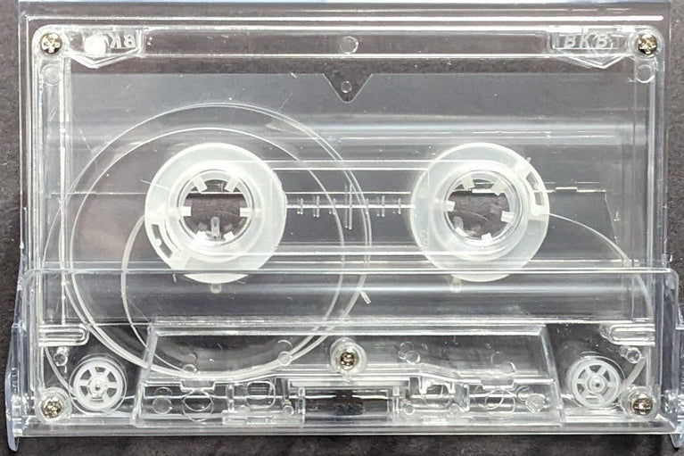 Transparent Tab In Type I Normal Bias Master Audio Cassette 5 Screws - 100 Pack