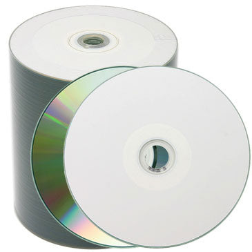 Spin-X CD-R 80Min 52X White Thermal Hub Printable, Metalized Hub
