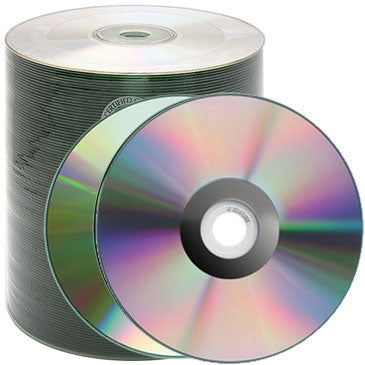 Spin-X CD-R 80Min 52X Silver Clear Coat, Metalized Hub