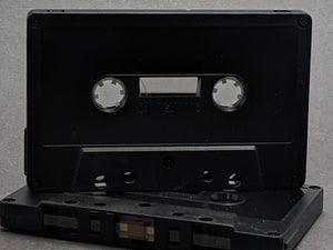 [SALE] Black Tab In Type I Normal Bias Master Audio Cassette 5 Screws - 25 Pack