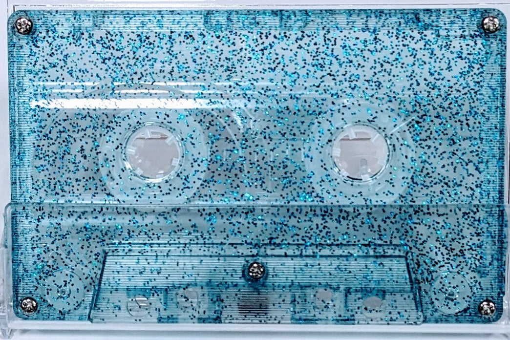Blue Sparkle Tab In Type I Normal Bias Master Audio Cassette 5 Screws - 100 Pack