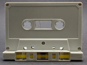 [SALE] Gray Tab In Type I Normal Bias Master Audio Cassette 5 Screws - 25 Pack