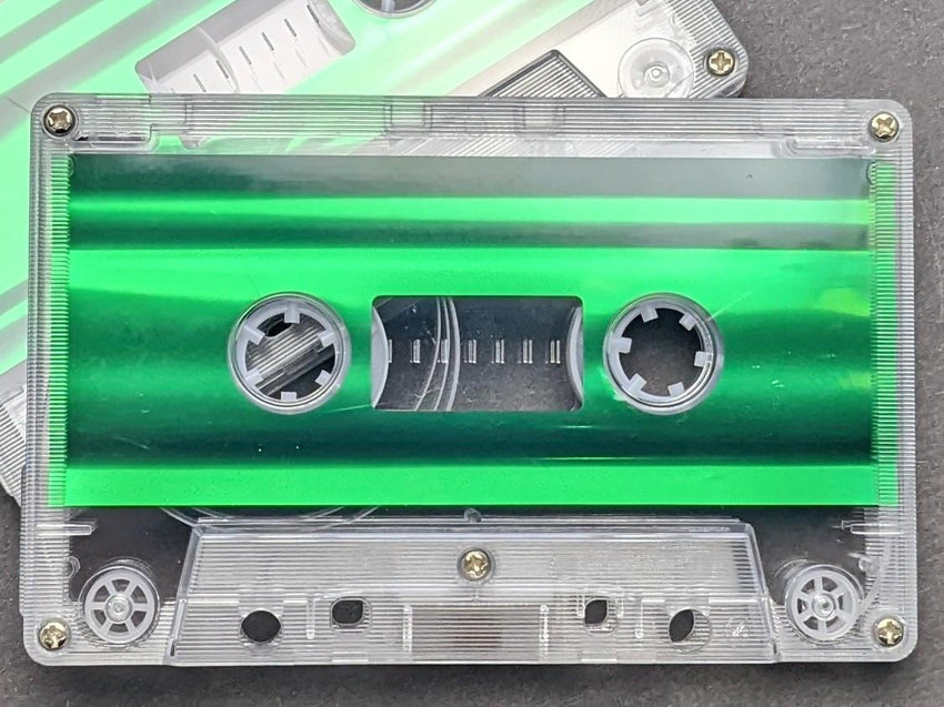Green Foil Tab In Type I Normal Bias Master Audio Cassette 5 Screws- 25 Pack