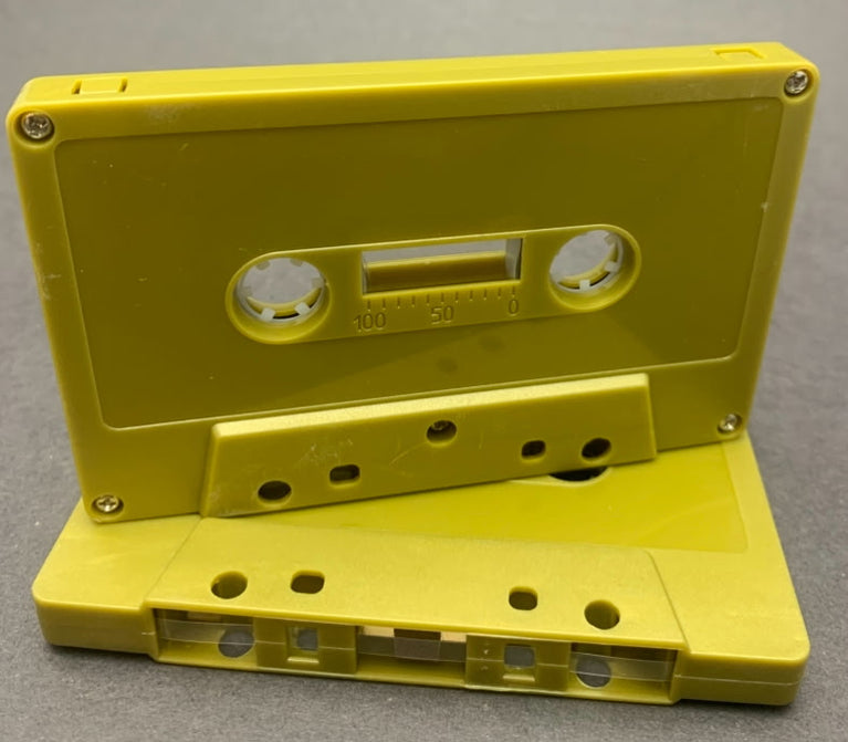 Gold Tab In Type I Normal Bias Master Audio Cassette 5 Screws - 25 Pack