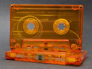 [SALE] Orange Tint Tab In Type I Normal Bias Master Audio Cassette 5 Screws - 25 Pack