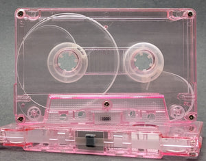 Pink Tint Tab In Type I Normal Bias Master Audio Cassette 5 Screws - 25 Pack