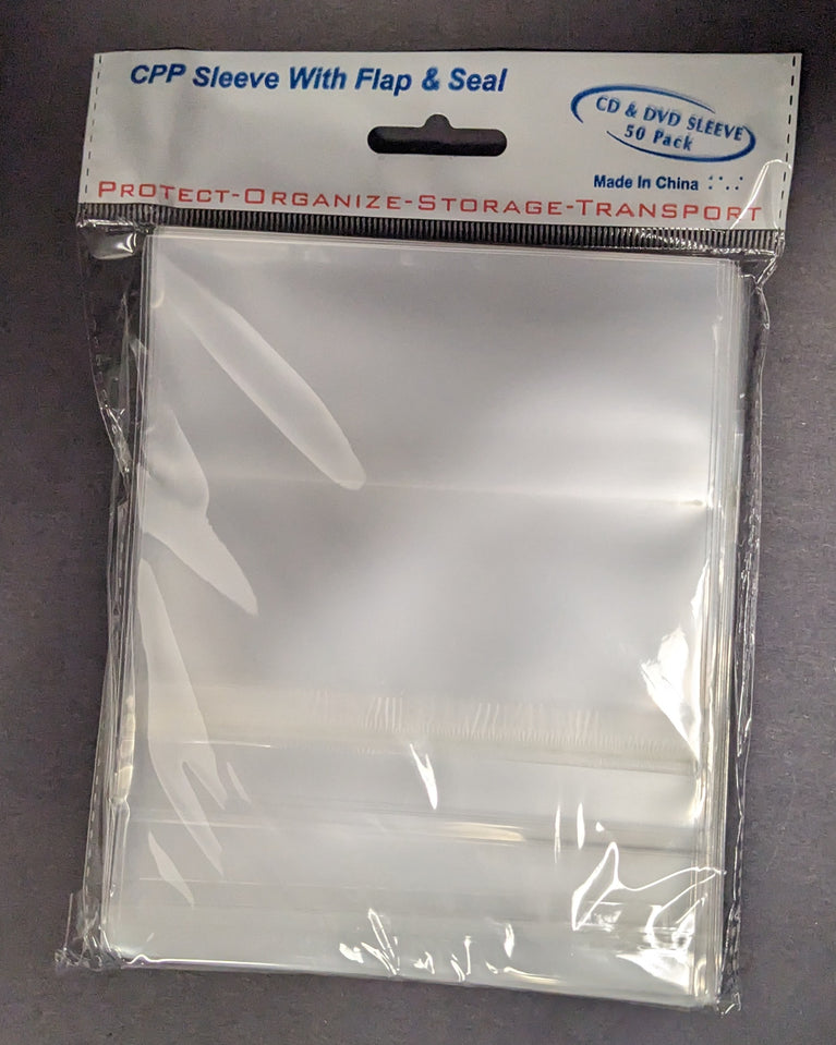 CPP Clear Sleeve with Sealable Flap