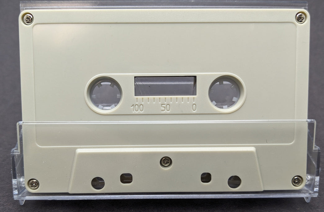 Old Computer Tab Out Type I Normal Bias Master Audio Cassette 5 Screws - 100 Pack