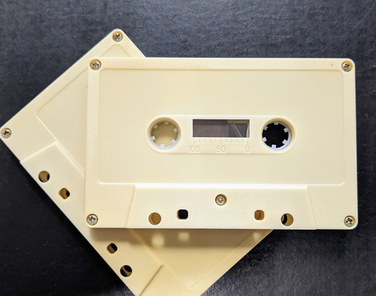 [SALE] (62 Minutes) Old Computer Tab In Type I Normal Bias Master Audio Cassette 5 Screws