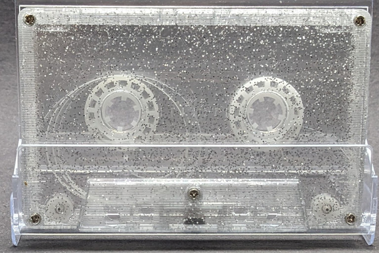 Silver Speckle Tab In Type I Normal Bias Master Audio Cassette 5 Screws