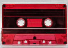 Red Tint Black Liner Tab In Type I Normal Bias Master Audio Cassette 5 Screws [SALE]