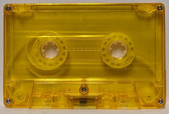 Yellow Tint Tab In Type I Normal Bias Master Audio Cassette 5 Screws [SALE]