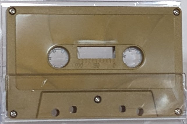 Gold Tab In Type I Normal Bias Master Audio Cassette 5 Screws - 100 Pack