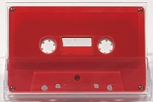 Red Tab Out Type I Normal Bias Master Audio Cassette 5 Screws - 100 Pack
