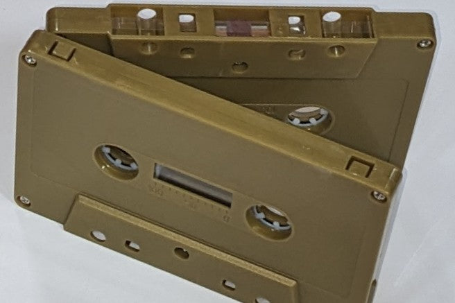 Gold Tab In Type I Normal Bias Master Audio Cassette 5 Screws - 25 Pack
