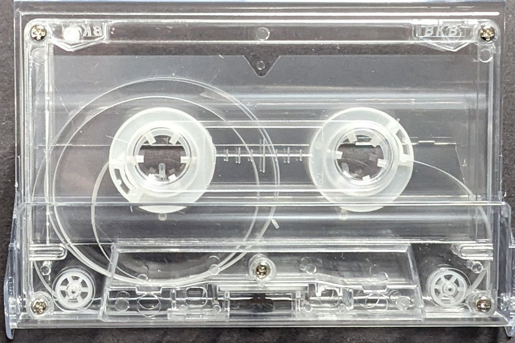 Transparent Tab In Type I Normal Bias Master Audio Cassette 5 Screws - 100 Pack