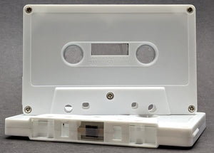 White Tab In Type I Normal Bias Master Audio Cassette 5 Screws- 25 Pack