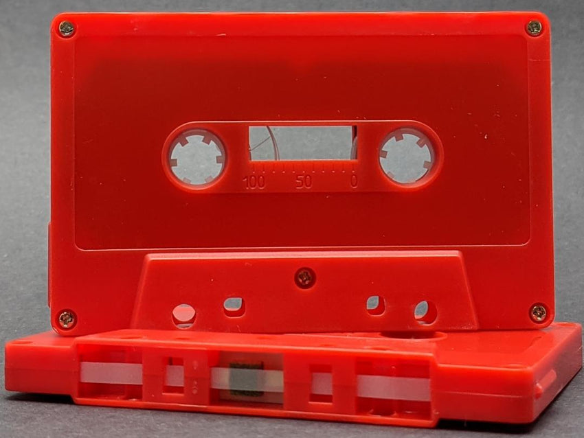 [SALE] Red Tab In Type I Normal Bias Master Audio Cassette 5 Screws - 25 Pack