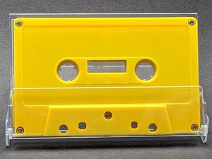 [SALE] Yellow Tab In Type I Normal Bias Master Audio Cassette 5 Screws- 25 Pack