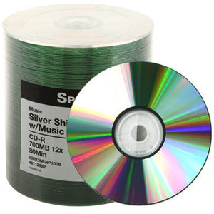 Spin-X CD-R 80Min 12X Digital Audio Non Hub Printable