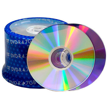 Spin-X DVD-R 16X Shiny Silver, Clear Hub