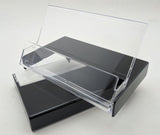 Norelco Audio Cassette Boxes Black/Clear - 100 Pack