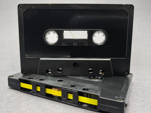 Black Tab In 12 Minutes (6.0 Min. per side) Type I Normal Bias Master Audio Cassette 5 Screws - 25 Pack