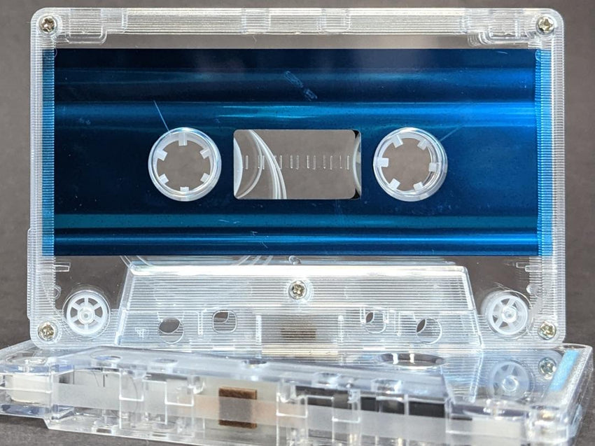 Blue Foil Tab In Type I Normal Bias Master Audio Cassette 5 Screws - 25 Pack