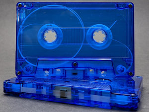 Blue Tint Tab In Type I Normal Bias Master Audio Cassette 5 Screws - 25 Pack