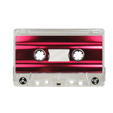 Clear with Red Foil Tab Out Type I Normal Bias Master Audio Cassette Sonic
