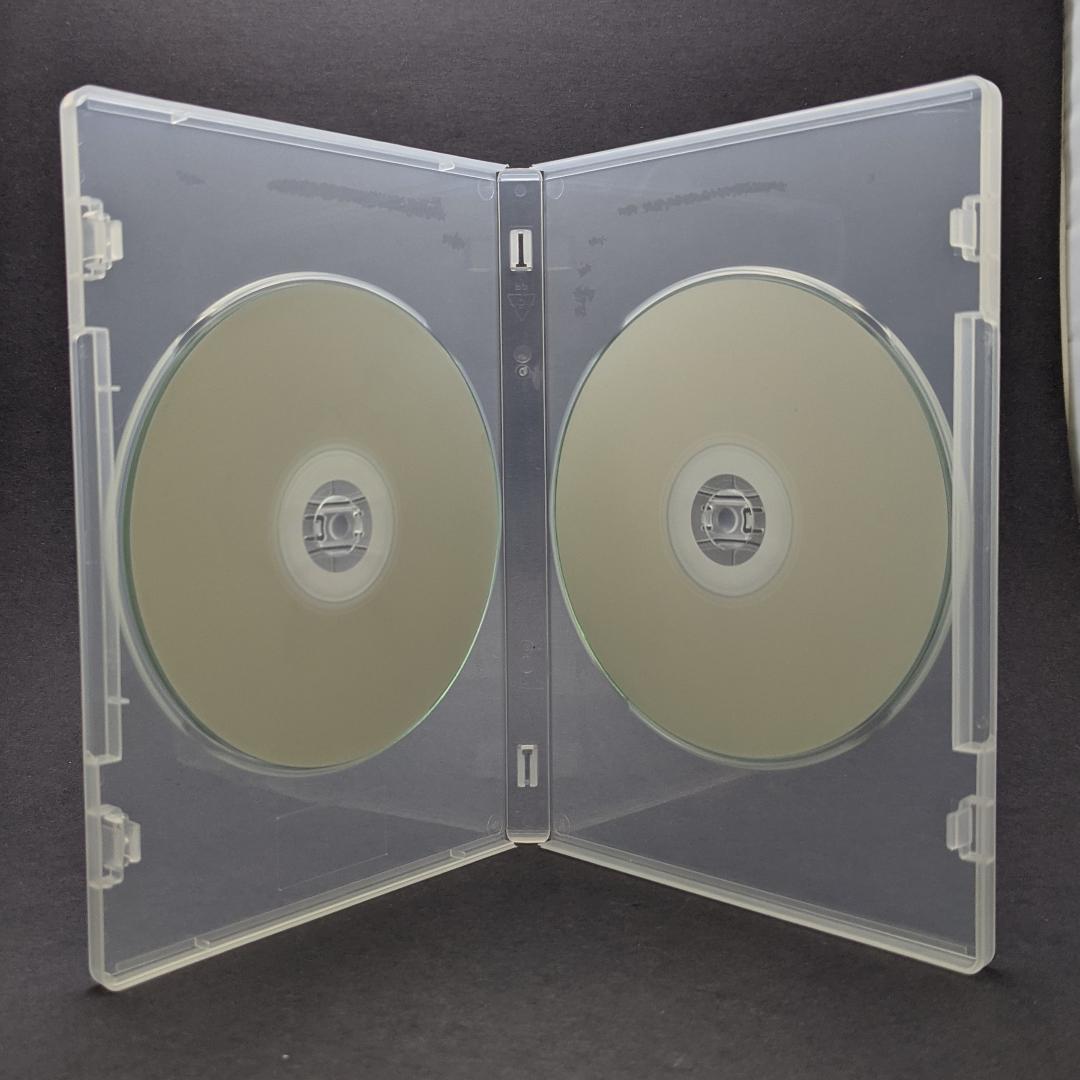 14mm Double DVD Cases With Literature Clips Clear, Holds 2 DELTAMEDIA