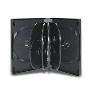 33mm DVD Case Holds 10 with 4 Trays, 10 Pack