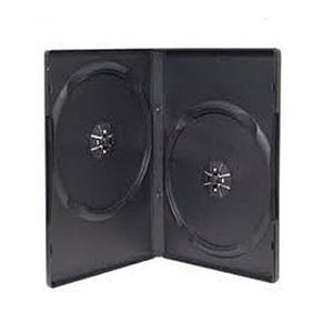 14mm DVD Case Machine Pack, Black, Holds 2