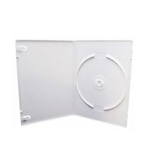 14mm Standard Single DVD Case, White