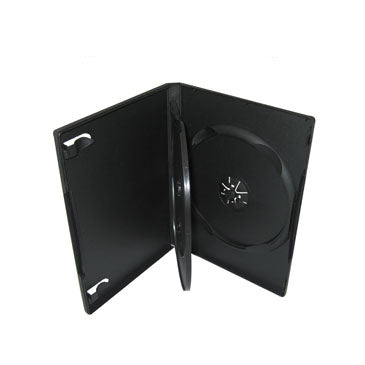 10 Standard 14mm Triple Multi 3 Disc CD DVD Disc Black Movie Storage Box  Case