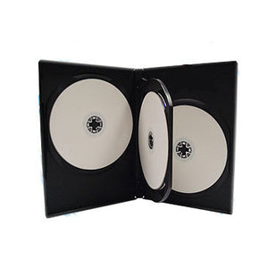 14mm DVD Cases with Tray, Holds 4